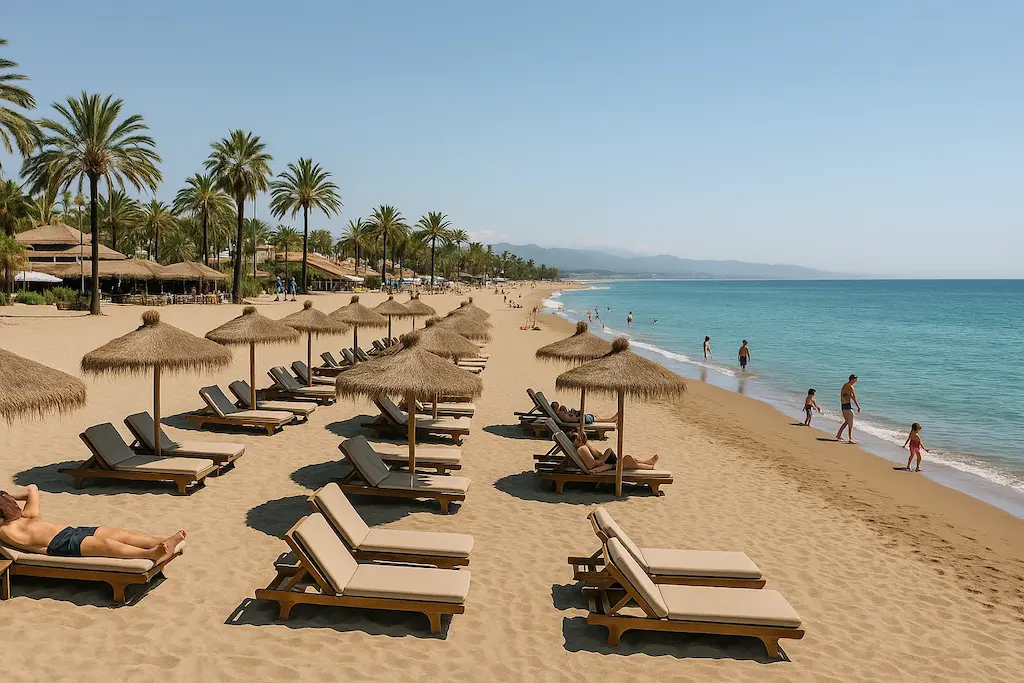 Beach of Puerto Banus